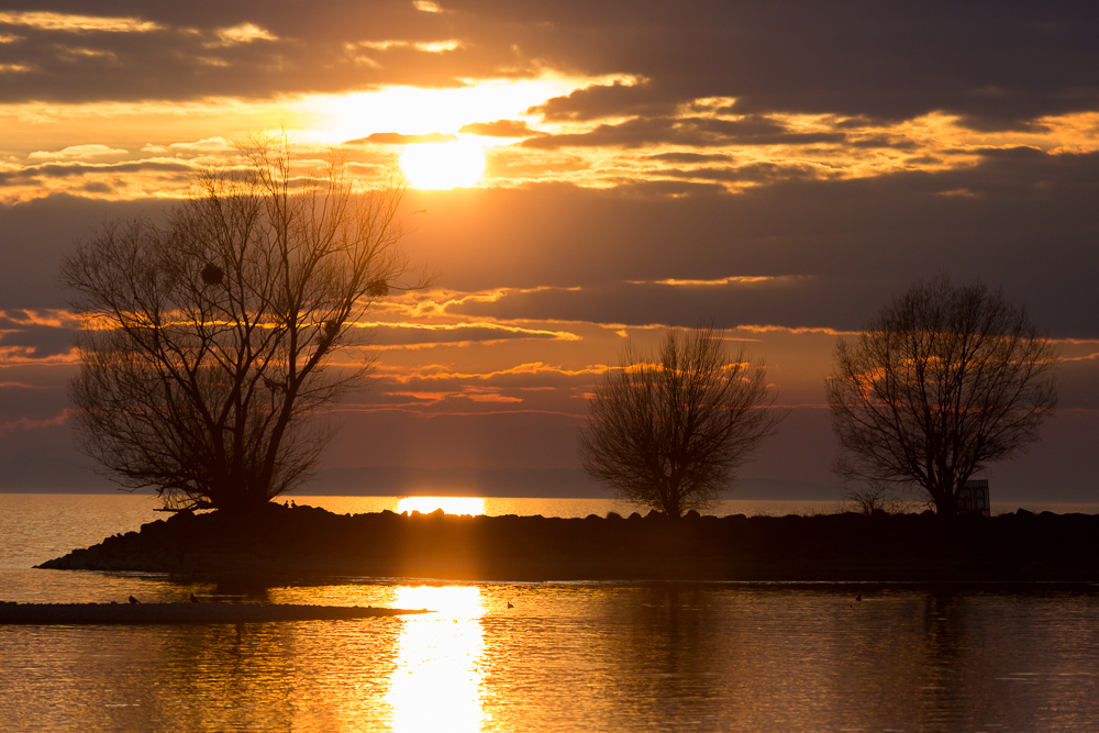Sonnenuntergang am See