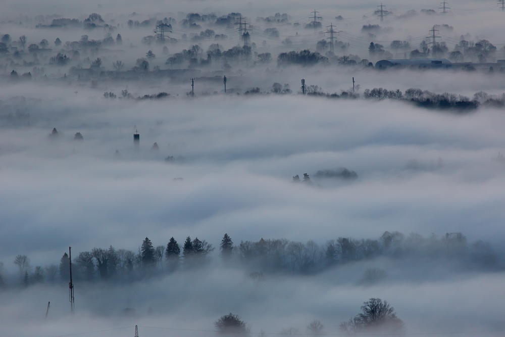 Über der Nebelsuppe