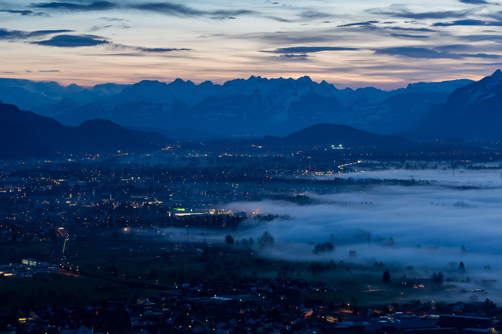 Über der Nebelsuppe