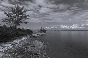 Bodenseeimpressionen in Schwarz - Weiß
